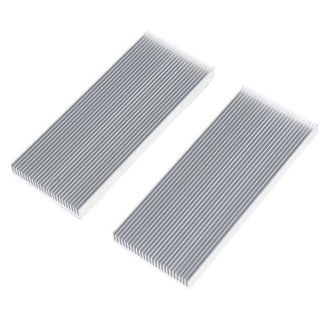 2x IC Ventilador De Enfriamiento Disipador De Calor Accesorio Enfriador Para CPU RAM Tarjeta De Video Disipación De Calor Kit Térmico 100x41x8 M Macarena Aleta de enfriamiento del disipador de calor de aluminio