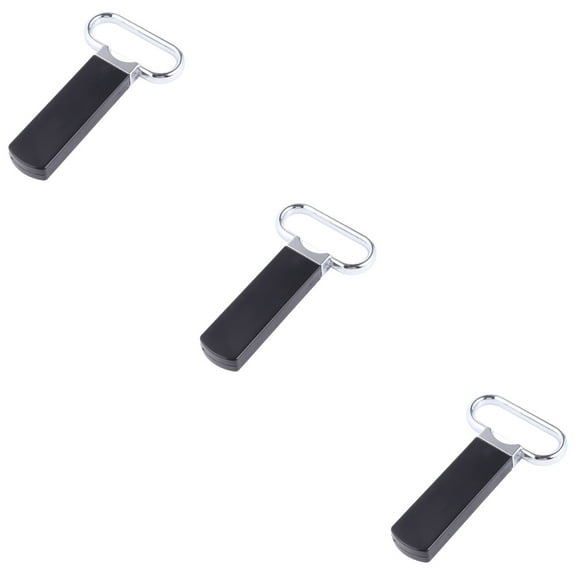 3 Pcs Bottle Opener Wine Pressure Beer Cork Corkscrew Black