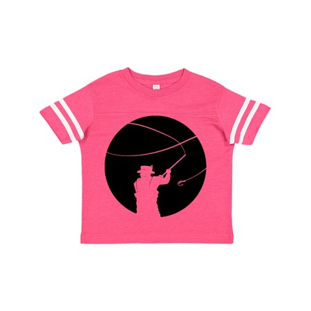 

Inktastic Fly Fishing silhouette Gift Toddler Boy or Toddler Girl T-Shirt