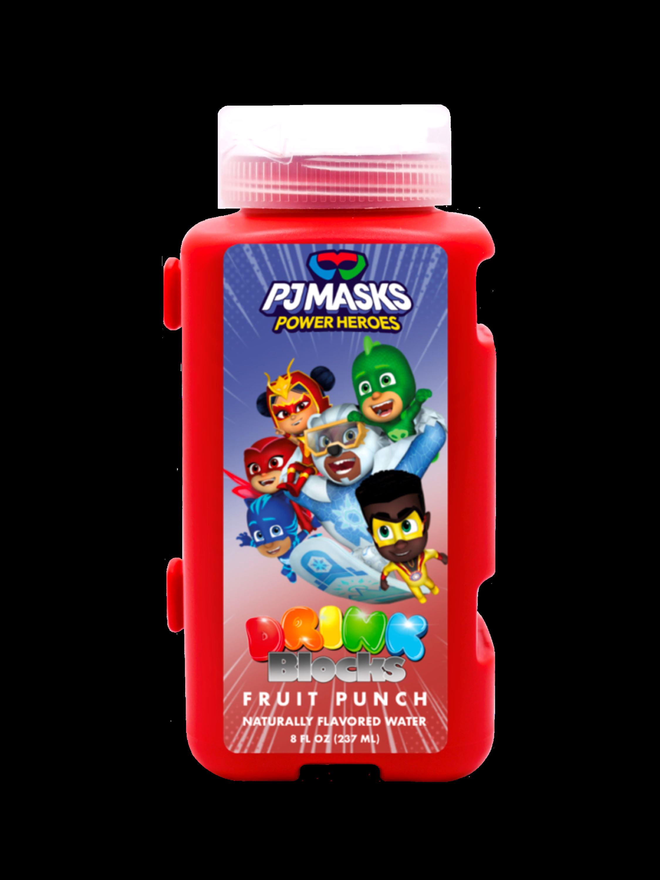 Drink Blocks Fruit Punch Naturally Flavored Water, 8 oz Bottle