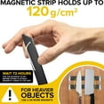 thumbnail image 3 of Adhesive Magnetic Strip for Knives Kitchen with Multipurpose Use as Knife Holder, Knife Rack, Knife Magnetic Strip, Knives Bar, Kitchen Utensil Holder, Tool Holder for Garage and Kitchen Organizer, 3 of 7