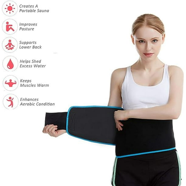 Sweat Belt Adjustable Slimming Belt Abdominal Sweat Belt