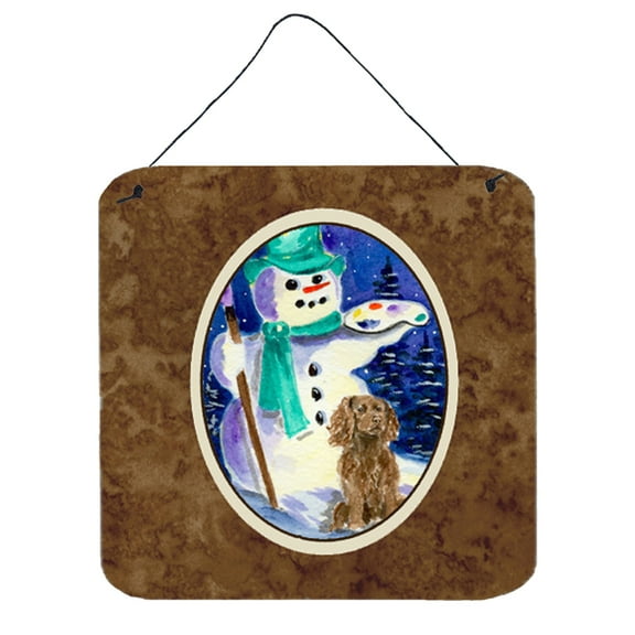 Carolines Treasures Boykin Spaniel Aluminum Metal Wall or Door Hanging Prints, 6 x 6", Multicolor