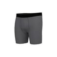 thumbnail image 4 of Athletic Works Men's Performance Cotton Boxer Brief Set, Boxer Briefs Underwear for Men, L, 6 Pack, 4 of 5