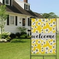 thumbnail image 4 of Spring Summer Multicolored Flower Leaves Garden Flag 28x40 Inch Double Side for Outdoor Courtyard Garden Decor Flowers Welcome Holiday Flag for Outside Decoration, 4 of 6