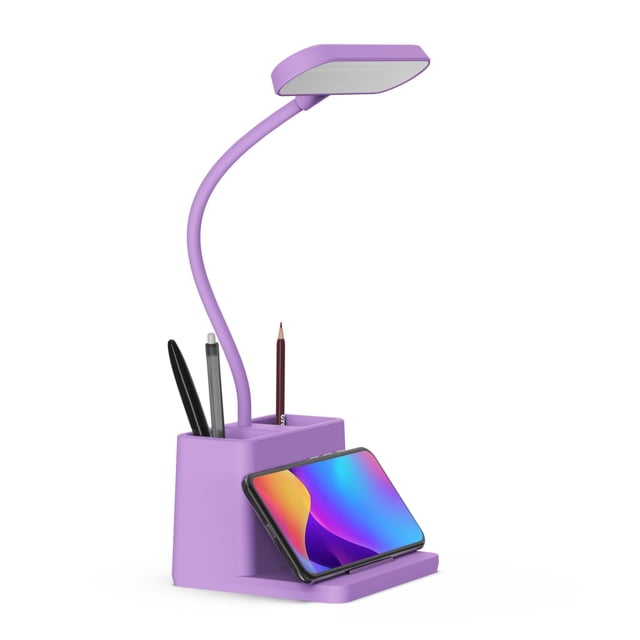 Lámpara de escritorio AXX Cute Púrpura Recargable LED 5W 350LM 2700K-6000K