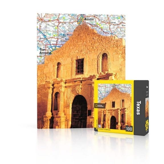 New York Puzzle Company Texas Mini 100 Piece Mini Puzzle