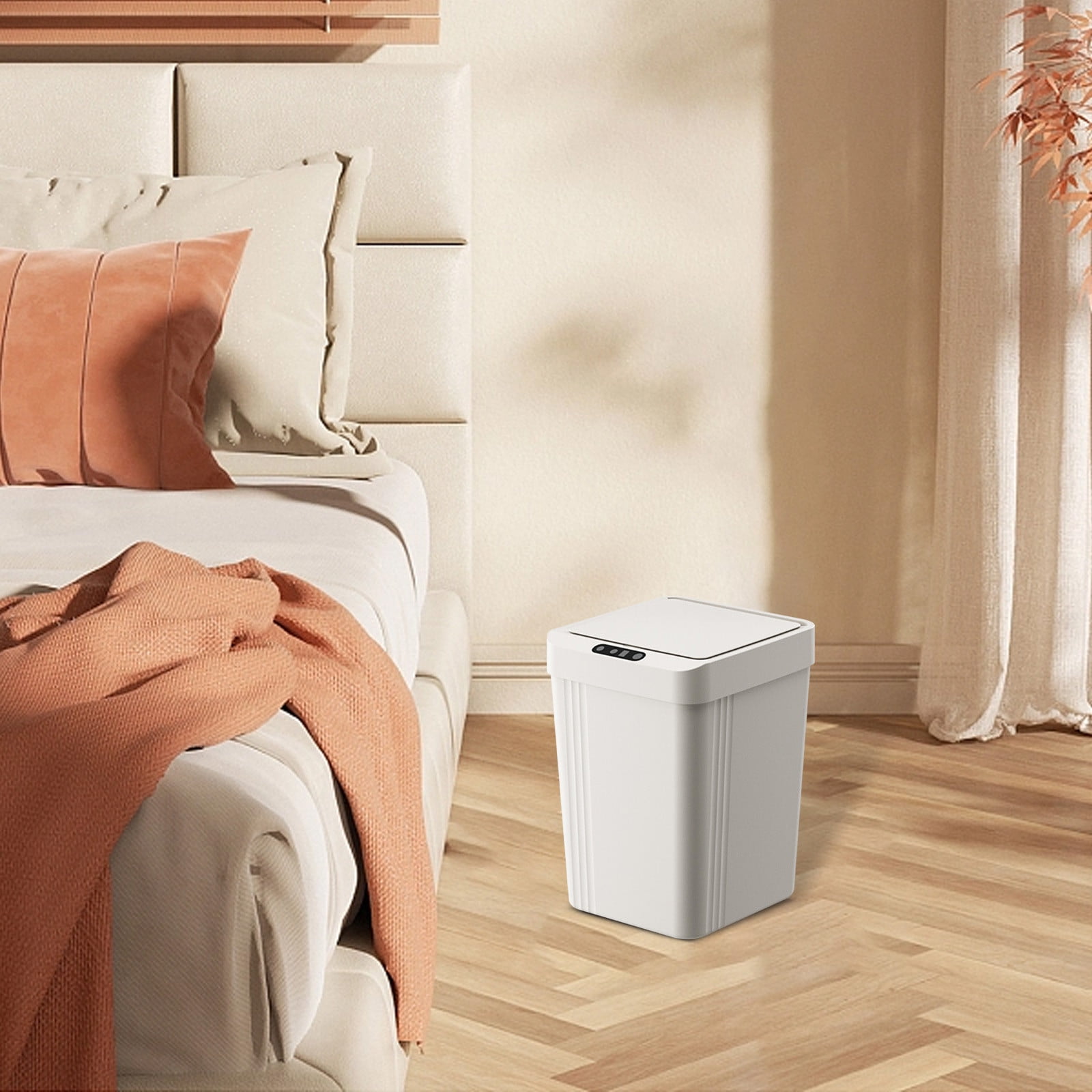 SSZMDLB under $5 Sensor Trash Can, Automatic Motion Sensor Bin, Touchless Kitchen Trash Can, Smart Waste Bin, Bathroom Office Trash Can, Hands-Free Garbage Bin