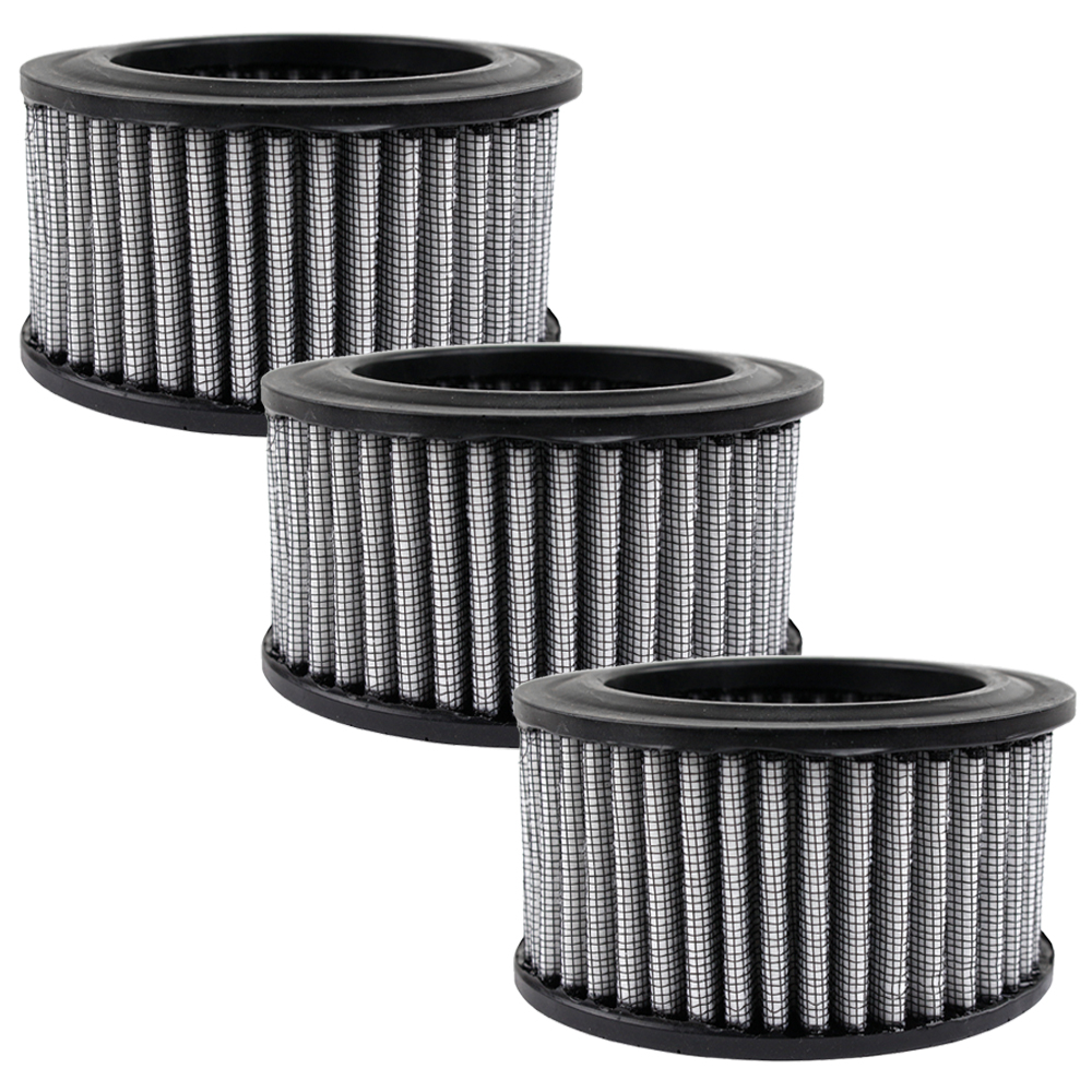 3 Pack Air Compressor Intake Filter Polyester Element with Pre Filter