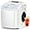 White, variant on Ice Maker Countertop, Portable Ice Machine with Self-Cleaning, 26.5lbs/24Hrs, 9 Bullet Ice Cubes in 6 Mins, Ice Basket and Scoop, Ideal for Home, Kitchen, Bar, Camping