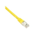 thumbnail image 1 of Black Box - Câble Réseau - RJ-45 (m) à RJ-45 (m) - 6 Pieds - Paire Torsadée avec Écran (SSTP) - Chat 5e - Moulé, Strié - Jaune, 1 of 1