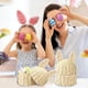 thumbnail image 4 of Huevos de Pascua Llenos para Niños Cesta de Conejo con Tapa Cesta de Almacenamiento de Huevos de Pascua Regalos para Niños Cesta de Almacenamiento Tejida con Tapa, 4 of 9