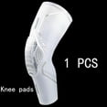 thumbnail image 1 of 1 pieza de rodillera/codo súper transpirable para bicicleta, baloncesto, correr, patinaje, de apoyo, ciclismo, esquí, secado rápido, Blanca M Macarena Almohadillas protectoras para las rodillas, 1 of 8