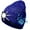 Royal Blue, variant on Viworld Unisex LED Bluetooth Beanie Hat with Headlight Upgraded Musical Knitted Cap with Headphone & Mic Winter Gifts for Men Women  (Dark Blue)