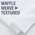 thumbnail image 5 of TOPICK Waffle Weave Textured Curtains 63 inch Farmhouse Light Filtering Drapes for Living Room Bedroom Grommet Window Curtain 2 Panels, 5 of 7