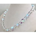 thumbnail image 3 of K-KED New 6/8/10/12mm Multicolor Gleamy Rainbow Moonstone Round Gems Necklace 18-36''-White-12 mm-20 in, 3 of 6