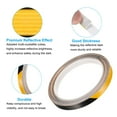 thumbnail image 5 of Uxcell 0.3" x 26 FT Reflective Tape High Viscosity Tape Waterproof Warning Roll Reflective Strip 4 Pcs Black Yellow, 5 of 6