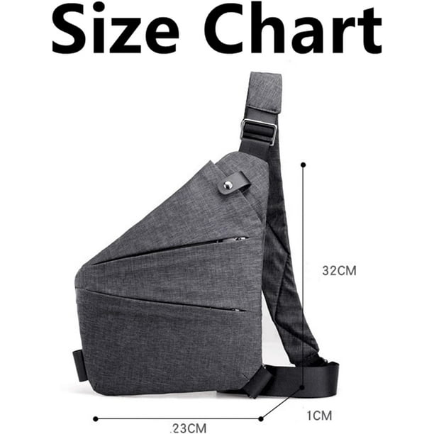 Oruyrop Valcen Personal Pocket Bag For Travel valcen Personal Pocket Bag For Men crossbody Multi Pocket Anti Thief Bag