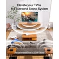 thumbnail image 2 of ULTIMEA Barra de sonido envolvente virtual 5.1, potencia máxima 320 W, sistema de sonido envolvente, barra de sonido de cine en casa para Smart TV con altavoces envolventes ajustables y subwoofer, bar, 2 of 5