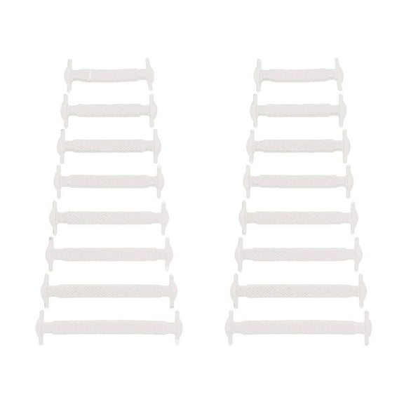 Travel No Tie Silicone Shoelaces for Adults and Kids – Elastic Laces for Sneakers Running Shoes Boots and Casual Footwear