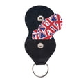thumbnail image 2 of 6 Pack Union Jacks Flag Guitar Picks In Leather Picks Holder For Bass Electric Acoustic Guitars, 2 of 7