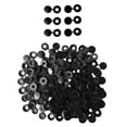 thumbnail image 4 of 100 Piezas de Plástico Macarena con Bisagras Tornillo para Decoración de Muebles Negro, 4 of 5