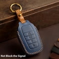 thumbnail image 3 of Key Fob Cover Compatible with Toyota Tundra Corolla Cross Venza Sequoia Highlander Avalon RAV4 Camry C-HR Prius Keychain Case Holder Protector,Blue, 3 of 7