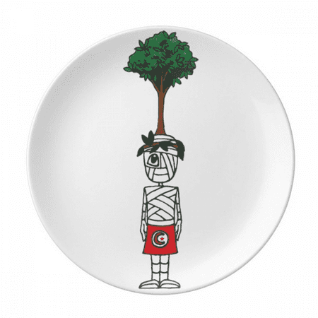 

tunisian tree soccer cartoon plate decorative porcelain salver tableware dinner dish