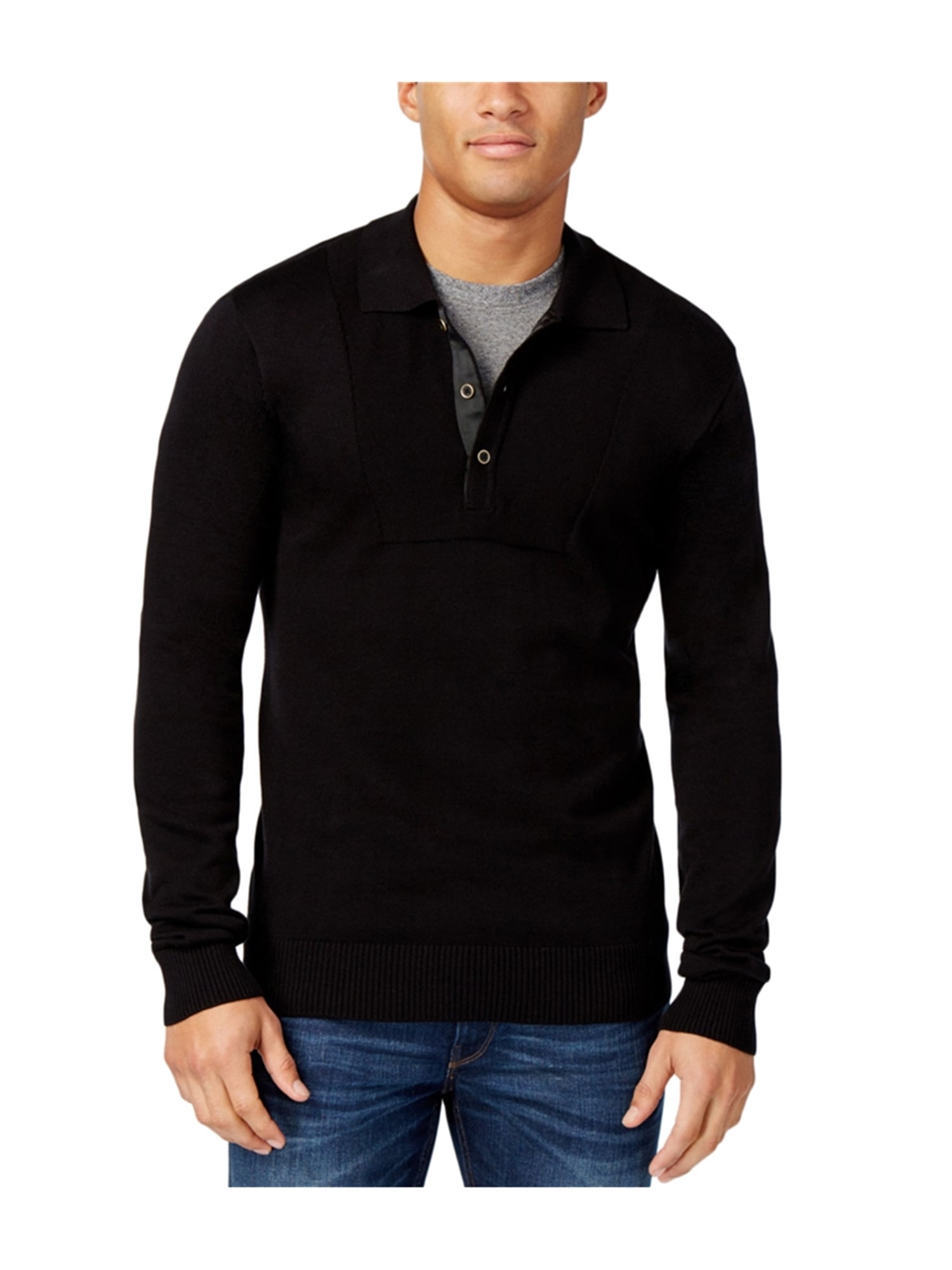 men's polo pullover sweater