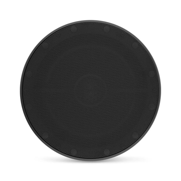 JL Audio M6-880X-L-SbSb-Single 8.8-inch Marine Coaxial Speaker, Black Trim Ring, Black Luxe Grille