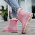 thumbnail image 6 of NOKIO Waterproof Rubber Ankle Rain Shoes For Women Women's Rain Slip Casual Shoes Short Ankle Boots Outdoor Fashion Women's Casual Shoes Stylish Waterproof Ankle Rain Boots For Women, 6 of 9