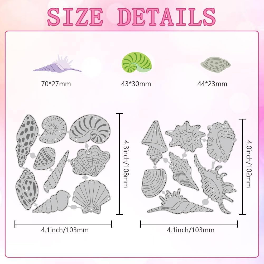 Sea Turtle Metal Die Cuts - Carbon Steel Cutting Dies For Card Making, Scrapbooking, DIY Paper Crafts - View #12