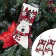 thumbnail image 2 of GCVIZUSO Christmas Decorations Indoor Clearance! Christmas Tree Hanging Ornaments,Knitted Christmas Stockings,Red Gift Bags Ideal For Christmas Tree Hanging Decoration, 2 of 7