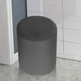 thumbnail image 4 of kurtrusly Housses Extensibles Rondes pour Pouf Repose-Pieds Surdimensionnées Housse de Pouf Rond Housse de Sofa Housses de Pouf Brun, 4 of 7