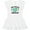 AA-White, variant on Inktastic Make Every Day Earth Day with Hearts and Stars Girls Toddler Dress