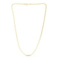 thumbnail image 3 of 14K Yellow Gold 24in 2.25mm Diamond-Cut Rope Chain with Lobster Clasp, 3 of 4