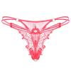 

RPVATI Women s G-String Thong Sexy Lace Low Waisted Thongs for Women Hollow Out See Through Panties