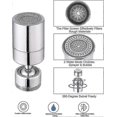 thumbnail image 5 of 2-mode Swivel 360 Faucet Aerator Adjustable Bathroom Kitchen Faucet Accessory, 5 of 5