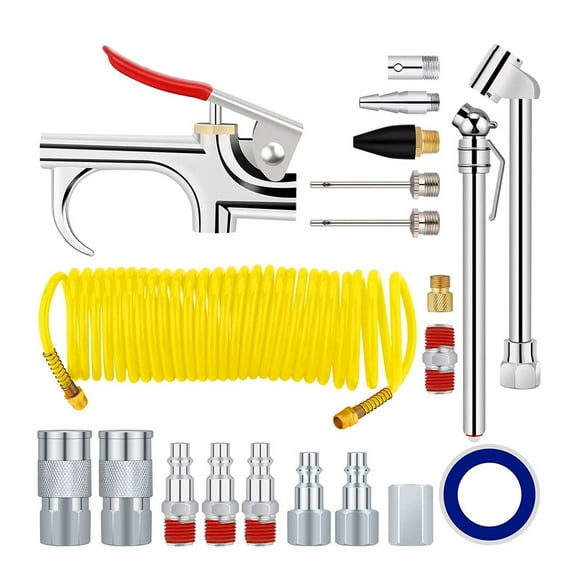fastboy Air Compressor Accessory Kit Power Tool Air Hose Fittings Air Compressor Accessories Durable