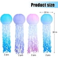 thumbnail image 2 of RUseeN 8pcs Hanging Jellyfish Paper Lanterns, Gradient Color Paper Lanterns for Mermaid Theme Party Under The Sea Ocean Beach, Pool Birthday Party Decorations Baby Shower Baby Room, 2 of 7
