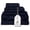 Midnight, variant on One Thousand Reasons Superior Zero Twist 1 Stripe Towel Set | Bath, Gym, Hand Towels | Luxury & Soft Cotton - Stone (6 Pieces)