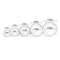 thumbnail image 5 of 12 Pcs Silicone Cupping Set Acupuncture Cupping Therapy Set Body Massage Cup Set Vacuum Red, 5 of 5