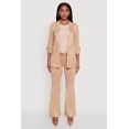 thumbnail image 2 of Women's Faux Suede Pull On Flare Pants, 2 of 4