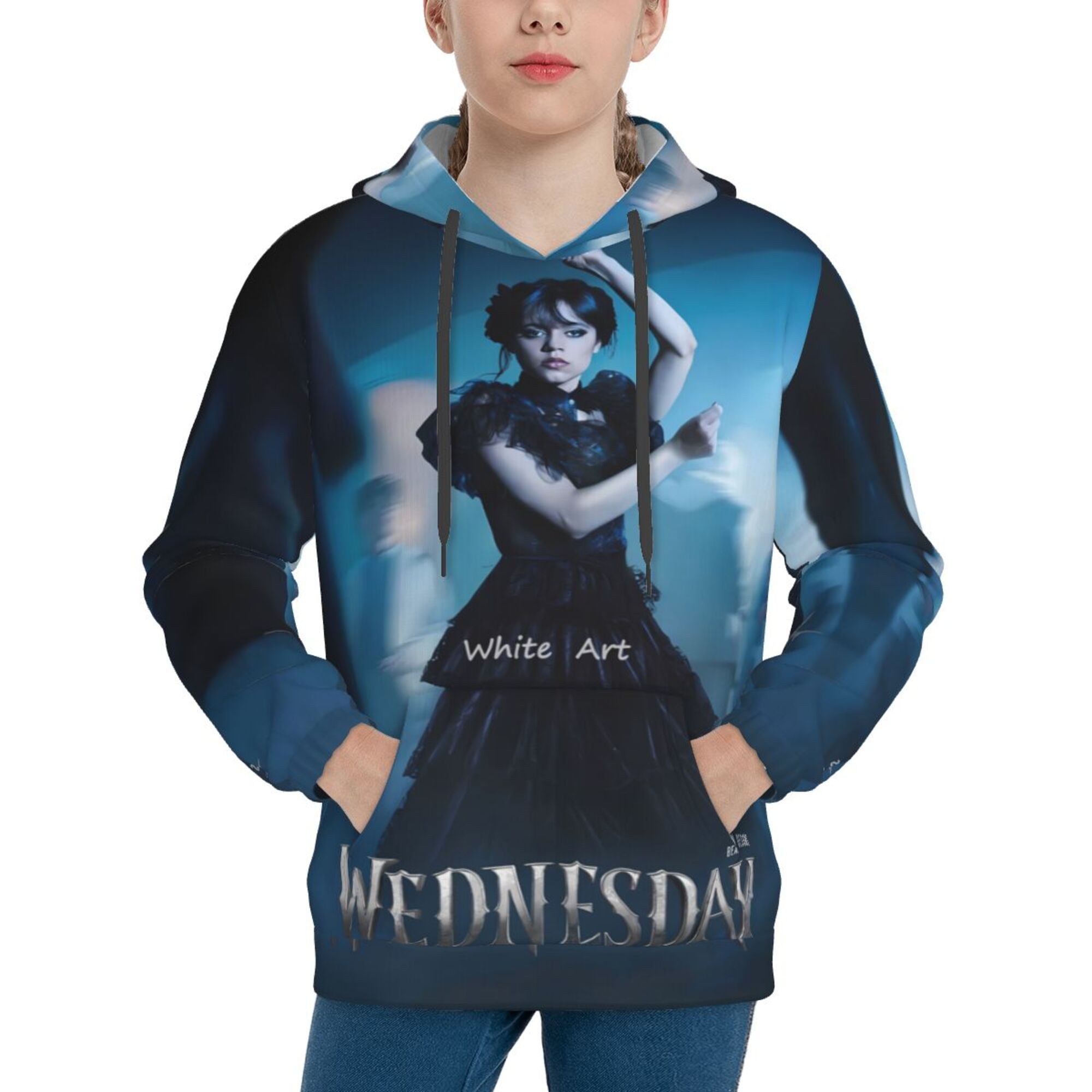 Wednesday Addams Kinder Sweatshirt Anthrazit - Offizieller Merchandise
