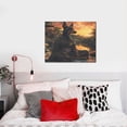 thumbnail image 4 of Lsque Sunset Meditating Doberman Print Wall Art – Decorative Picture for Living Room, Bedroom, and Office (Horizontal), 4 of 6
