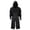Black, variant on Men's Halloween Solid Cape Short Hooded Sleeveless Open Front Wrap Cloak Shawl Soft Drape for Anime Cosplay Night Green S