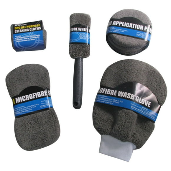 Car Care Kit All Car Cleaning Set Detailing 9Pcs One Set of Car Wash Cleaning Kit Microfiber Car Detailing Washing Tools Car Cleaning Kit Interior Detailing Kit Car Detailing Kit Interior