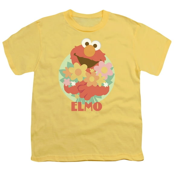Sesame Street Flowers For You S/S Youth 18/1 T-Shirt Banana