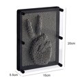 thumbnail image 4 of Escultura De Arte De Pasador 3D Tmvgtek Pin Art 3D Escultura Clon Talla Mano Forma Metal Pin Modelo Para Niños (L) Tmvgtek Libre de BPA, 4 of 4