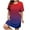 Red, variant on Uaswgudfs 2025 Women's Summer Casual Short Sleeve Midi Dress - Soft Knee-Length A-Line Silhouette & Breathable Fabric for Effortless Daily Wear Blue 2XL
